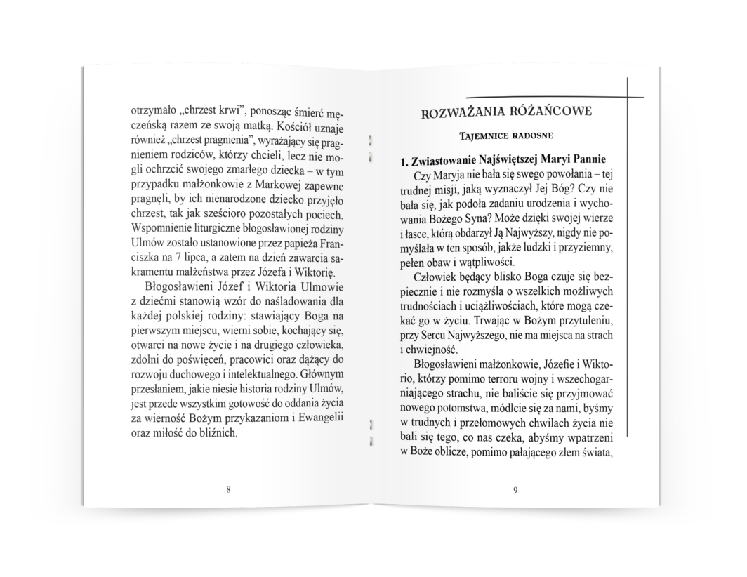 Różaniec z błogosławioną rodziną Ulmów z Markowej - obrazek 2